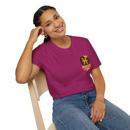 Pisces Zodiac Sign Unisex Softstyle T-Shirt
