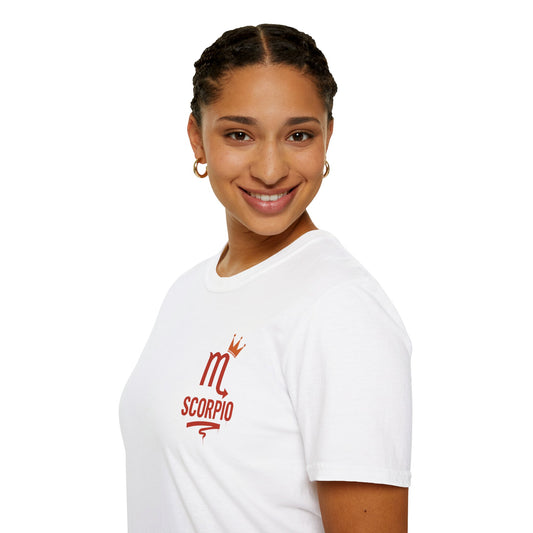 Scorpio Zodiac Sign Unisex Softstyle T-Shirt