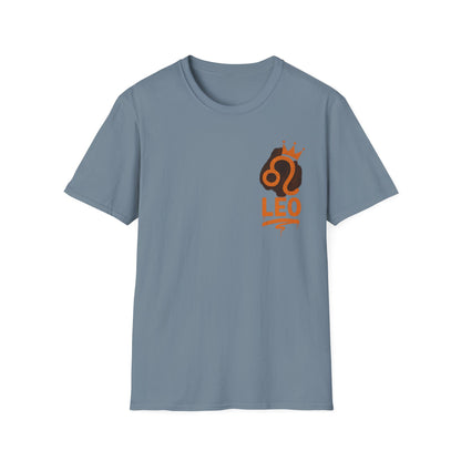 Leo Zodiac Sign Unisex Softstyle T-Shirt