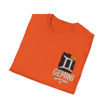 Gemini Zodiac Sign Unisex Softstyle T-Shirt