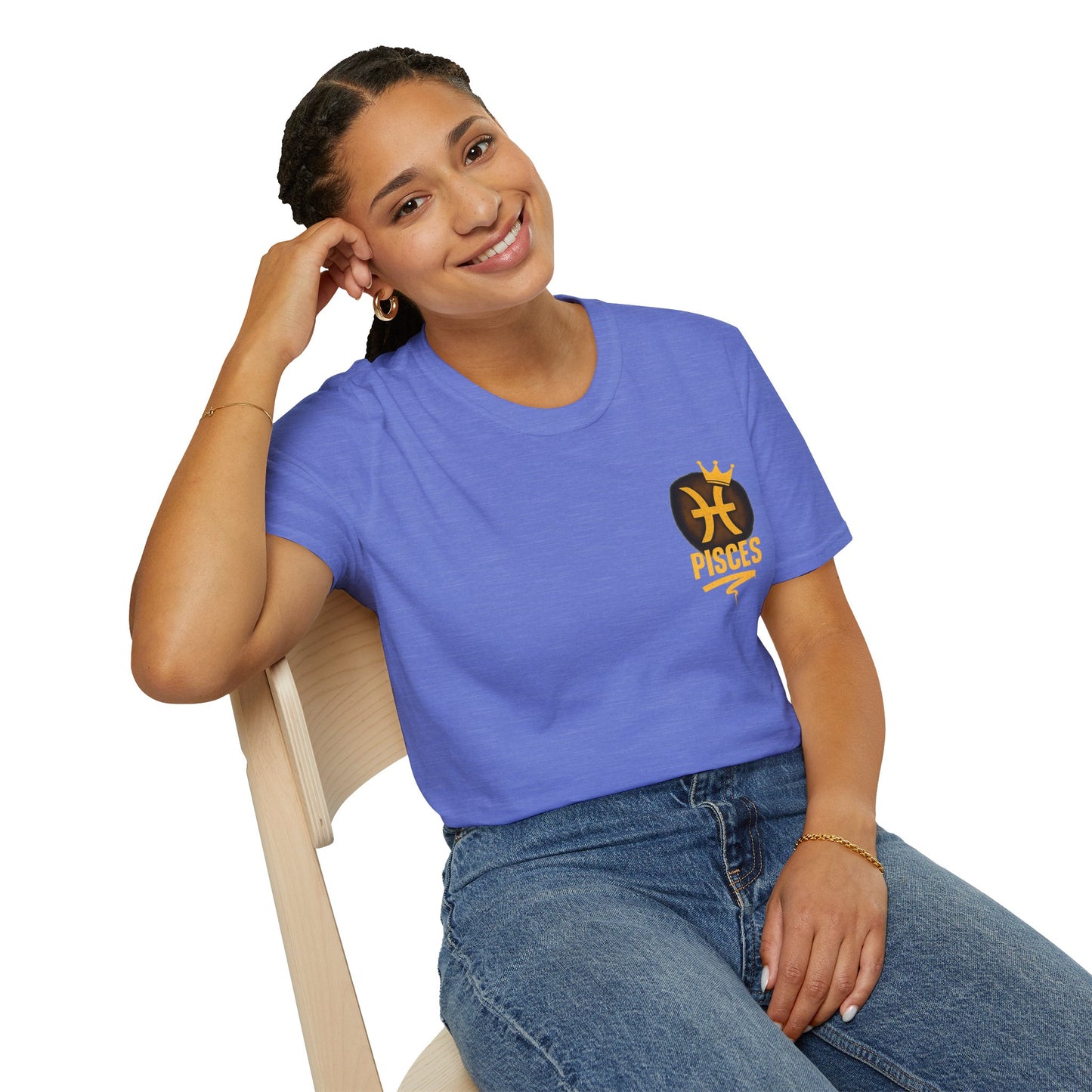 Pisces Zodiac Sign Unisex Softstyle T-Shirt