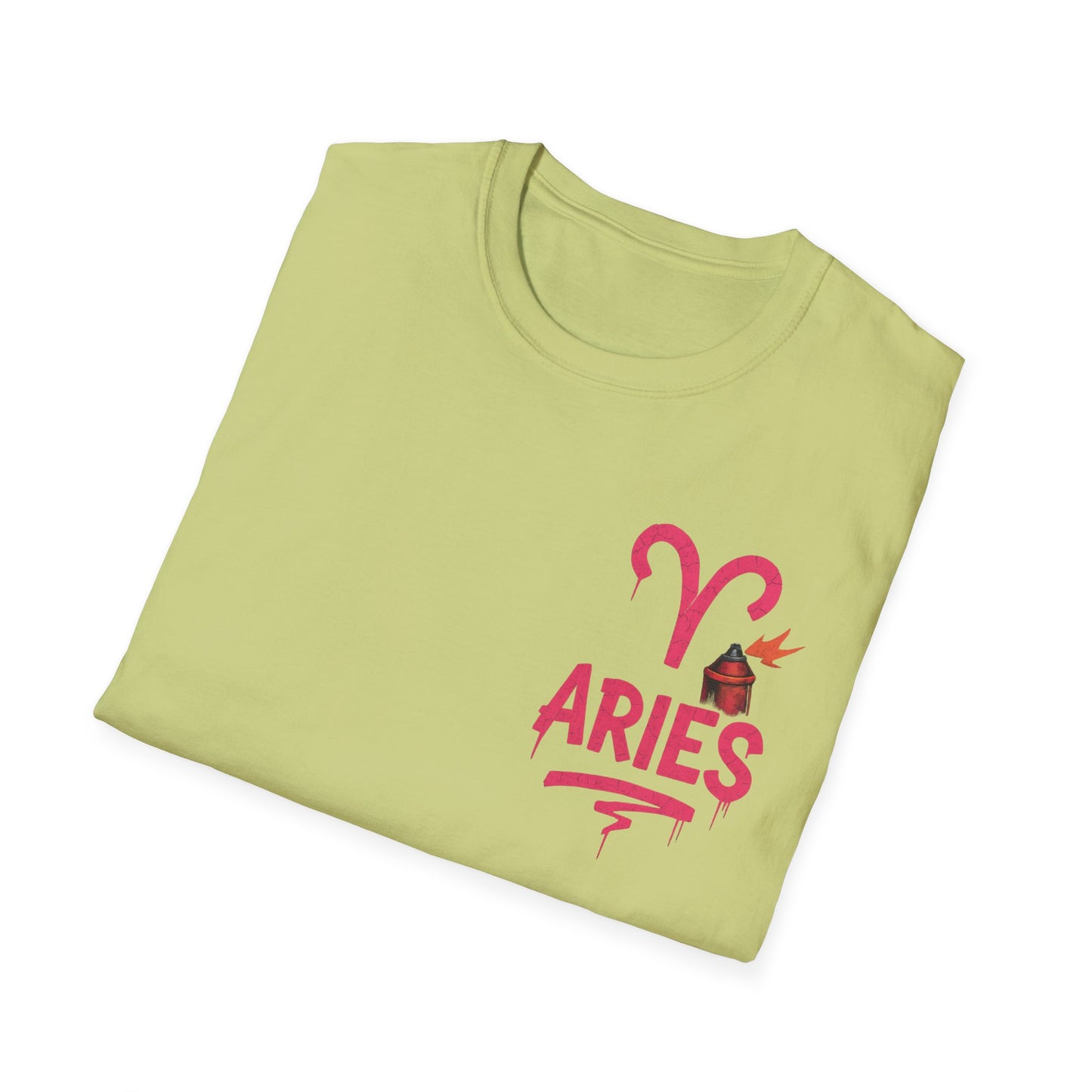 Aries Zodiac Sign Unisex Softstyle T-Shirt
